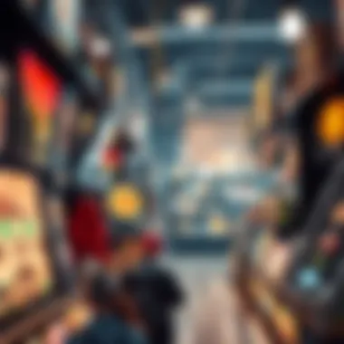 The NFT marketplace showcasing digital artworks