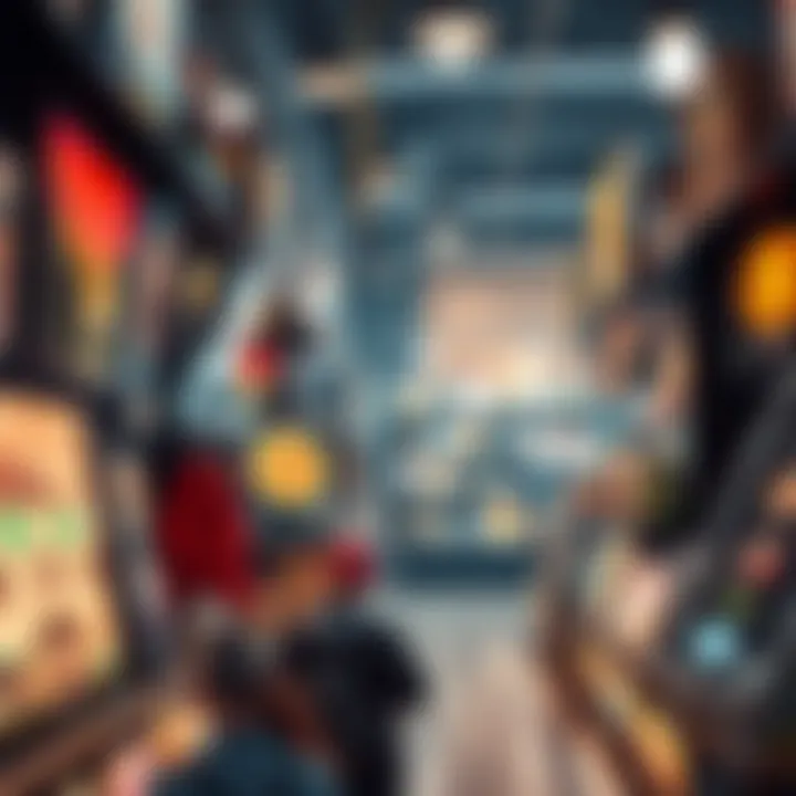 The NFT marketplace showcasing digital artworks