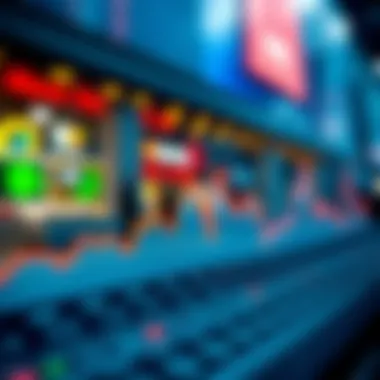 Graph showing interest rate trends