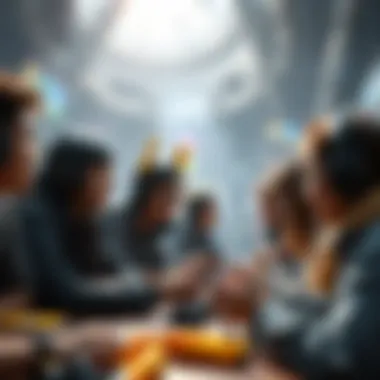 A visual representation of community engagement within MyCrypto Heroes