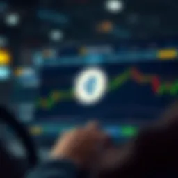 Overview of Coinbase trading interface