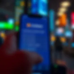 Interface of the Coinbase verification app displaying user-friendly navigation