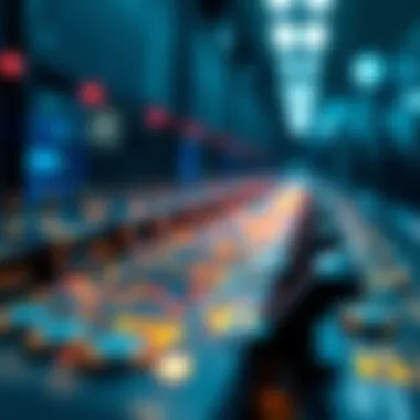 The Essence of Blockchain Technology Conceptual illustration of blockchain technology