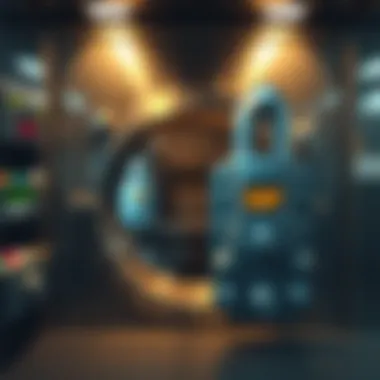 A secure vault representing safety measures in crypto exchanges