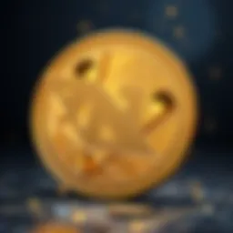 An abstract representation of NFT art coins