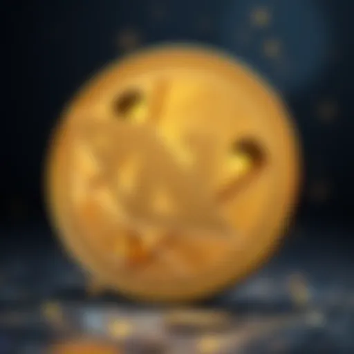 The Essence of NFT Art Coins An abstract representation of NFT art coins