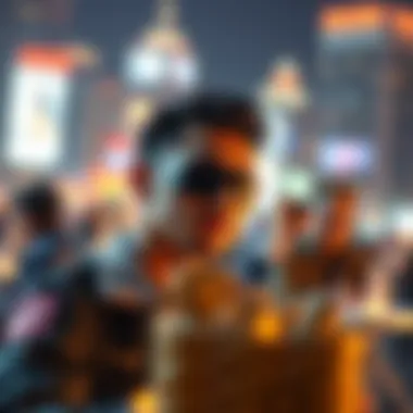 Emotional Influences in NFT Investment An artistic visualization of emotional factors influencing NFT investors, illustrating passion and motivation.