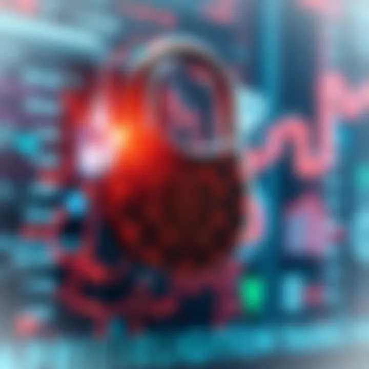 Ensuring Security in Trading A secure digital lock symbolizing operational security in crypto trading.