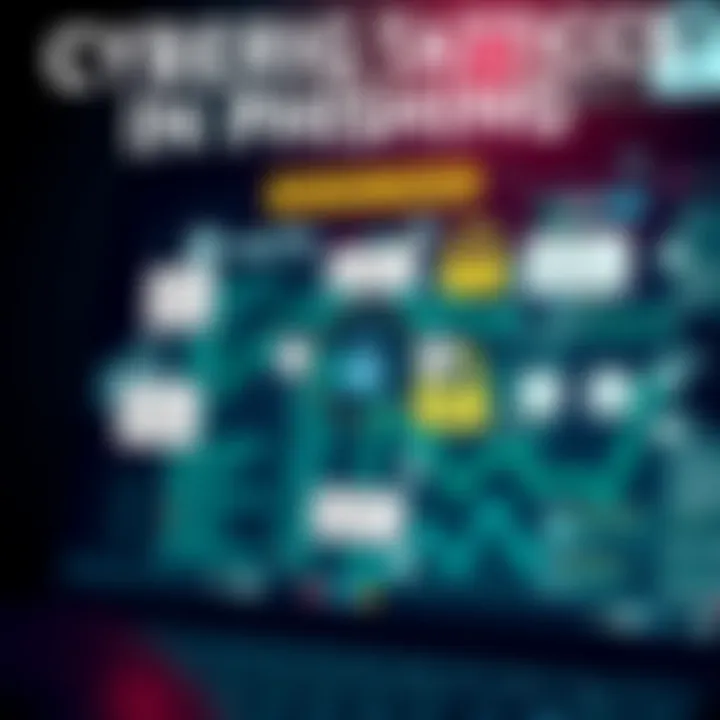 Cybercriminal Tactics in Phishing A diagram illustrating the tactics used by cybercriminals in phishing attacks.