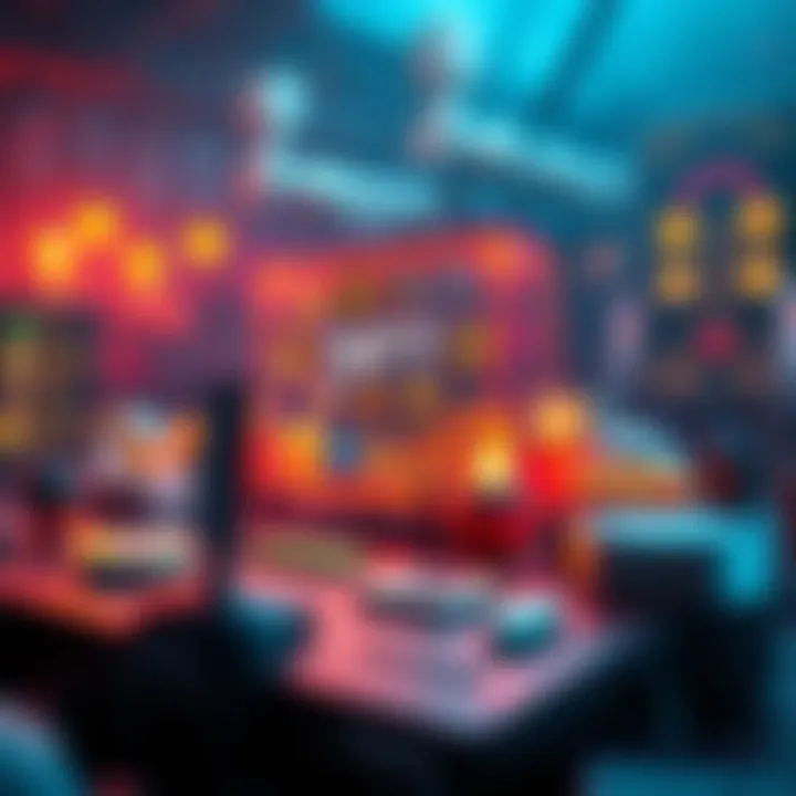 A visual representation of NFT creation showing various digital assets