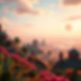 Exploring the Vibrant Landscapes of the Sandbox Metaverse An overview of the Sandbox metaverse environment showcasing vibrant landscapes