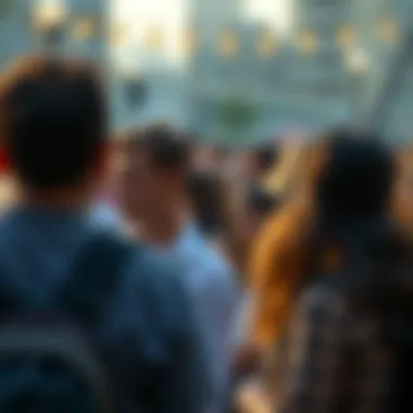 Illustration of community sentiments influencing cryptocurrency