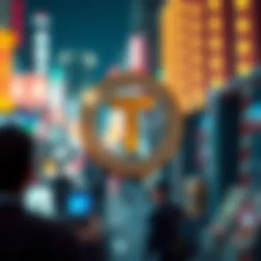 Illustration depicting market influences on Ton Coin value