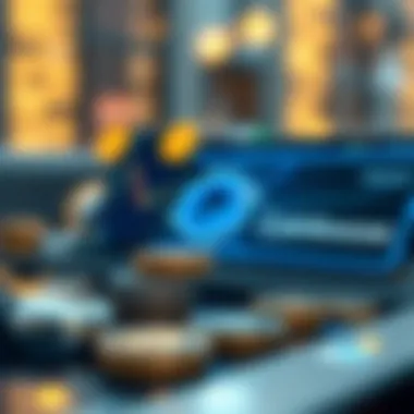 Cryptocurrency Transfer Flow Visual representation of cryptocurrency transfer flow between platforms