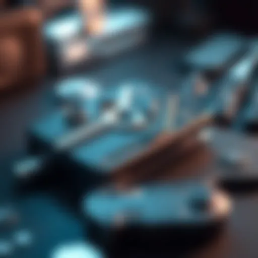 Trezor hardware wallet showcasing its sleek design and features