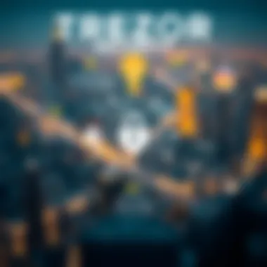 Infographic on Trezor's Security Features Detailed infographic illustrating the security features of Trezor