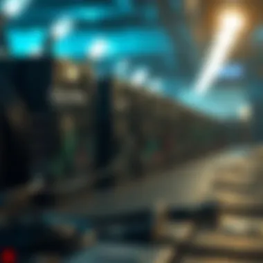 Economic Factors in Crypto Mining Graph illustrating the economic factors influencing crypto mining profitability