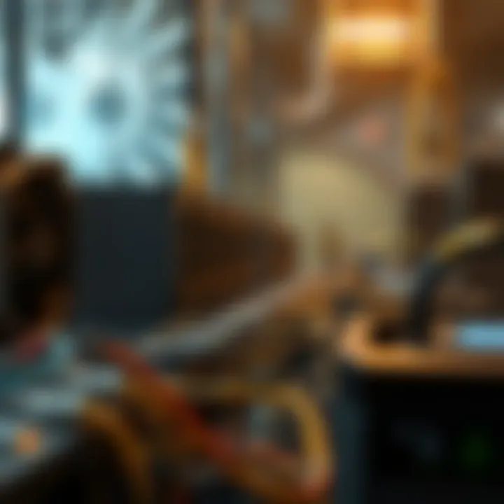 Environmental Impact of Crypto Mining Visual representation of environmental impact considerations of crypto mining