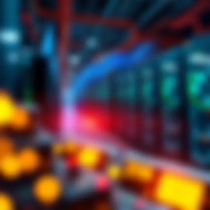 Future Trends in Mining Hosting Future trends in crypto mining hosting illustrated through innovative technology