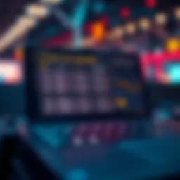 Visual representation of crypto tax calculator interface