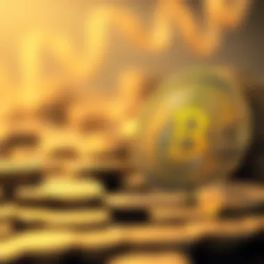 Market Sentiment Influencing Cryptocurrency Values Visual depiction of market sentiment influencing cryptocurrency