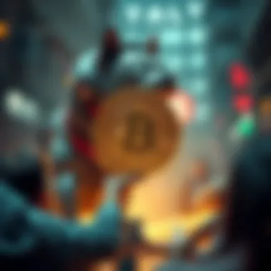 Symbolic representation of community support in cryptocurrency