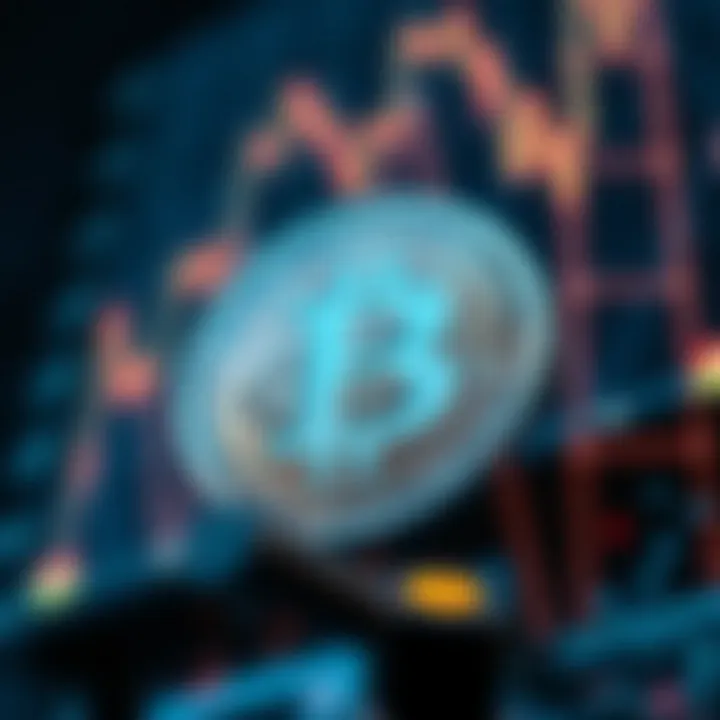 Conceptual representation of cryptocurrency dynamics