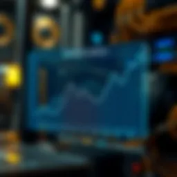 Graph illustrating hashrate variations