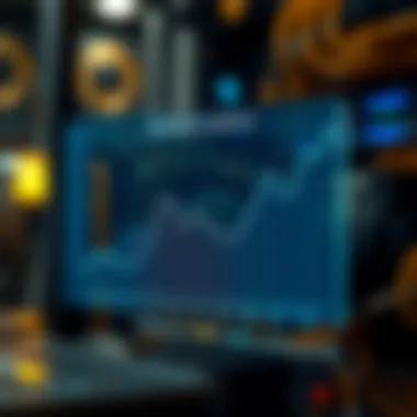 Graph illustrating hashrate variations