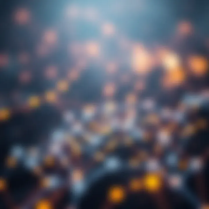 Graphical representation of cryptocurrency connections