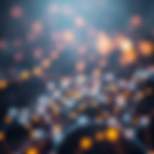 Cryptocurrency Connections Visualized Graphical representation of cryptocurrency connections