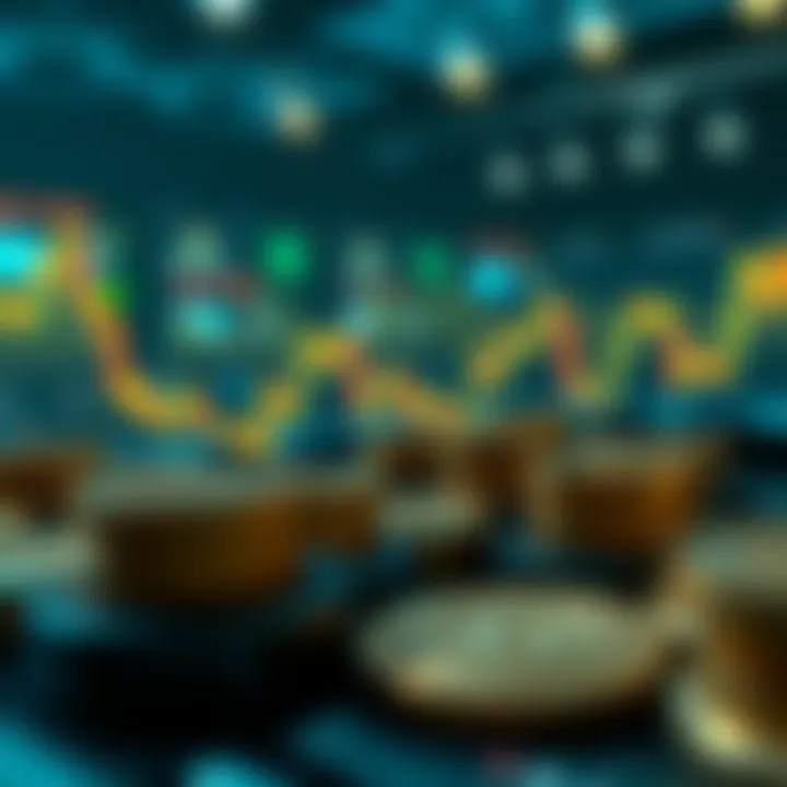 Cryptocurrency Market Dynamics Visual representation of cryptocurrency market dynamics