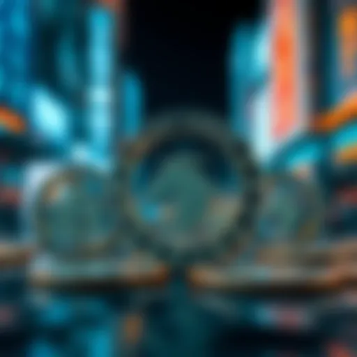 Digital representation of NFT tokens showcasing their unique characteristics