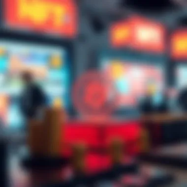 Graphic illustrating the impact of NFTs on the digital economy