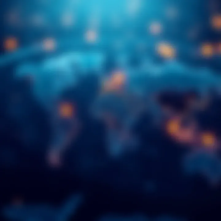 Global map highlighting regions with PayPal crypto services