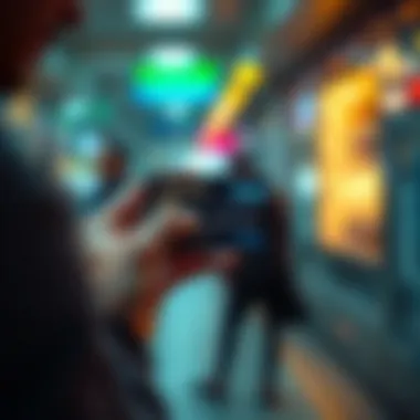 User engaging in transactions with the Coinbase Visa Card