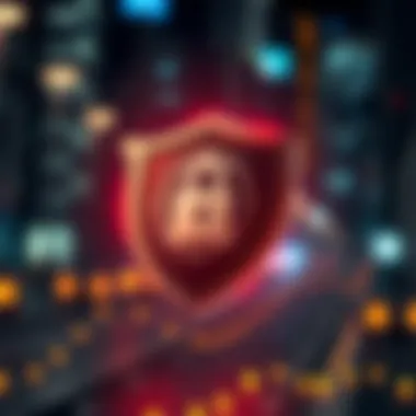 Security Considerations for Crypto Transactions Security shield symbolizing secure transactions